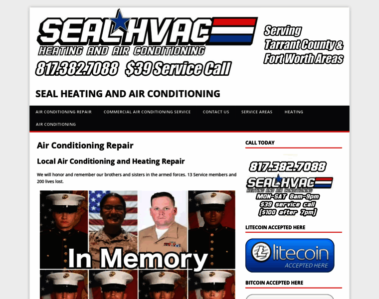 Sealheatingandairconditioning.com thumbnail