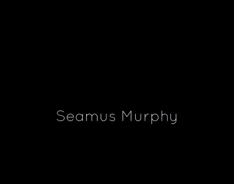 Seamusmurphy.com thumbnail