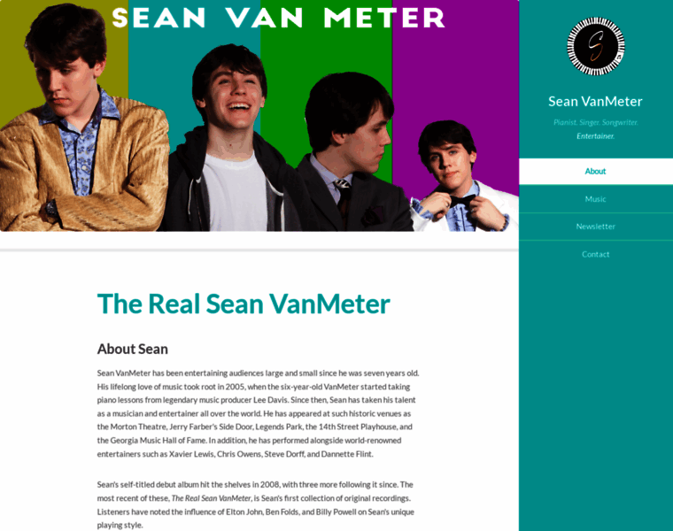 Seanvanmeter.org thumbnail
