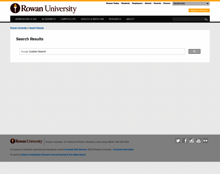 Search.rowan.edu thumbnail