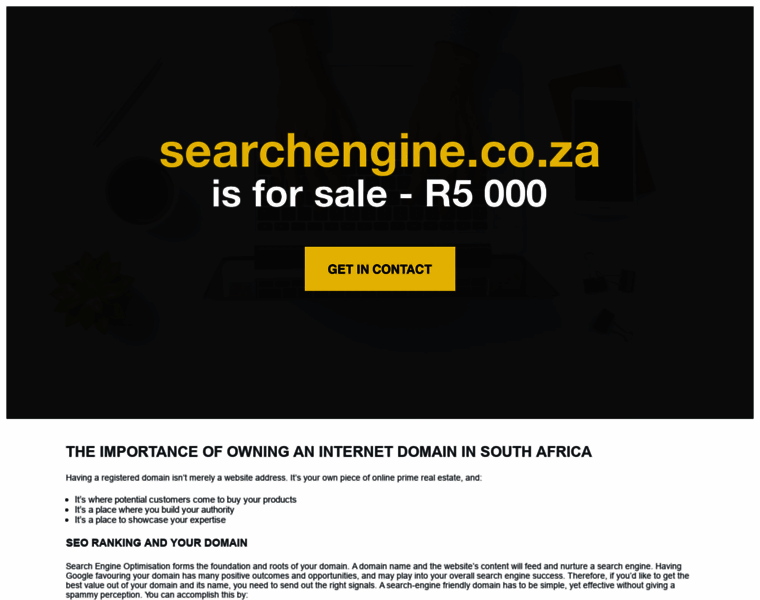 Searchengine.co.za thumbnail