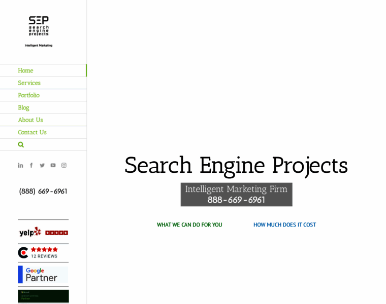Searchengineprojects.biz thumbnail