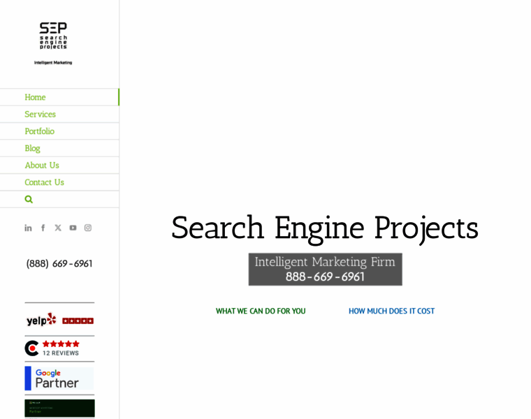 Searchengineprojects.com thumbnail