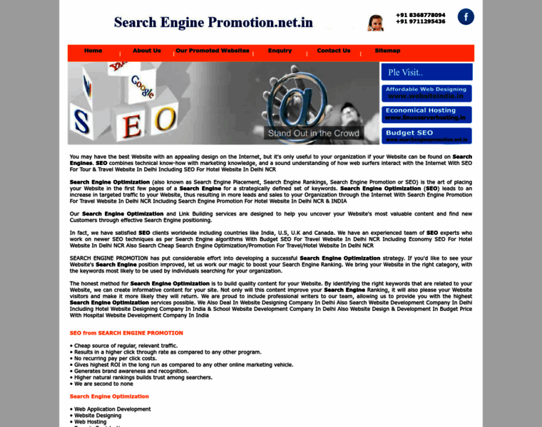 Searchenginepromotion.net.in thumbnail