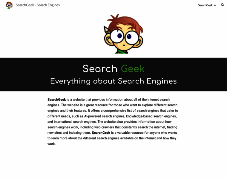 Searchgeek.com thumbnail