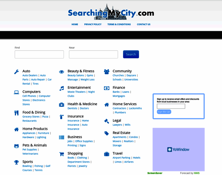 Searchingmycity.com thumbnail