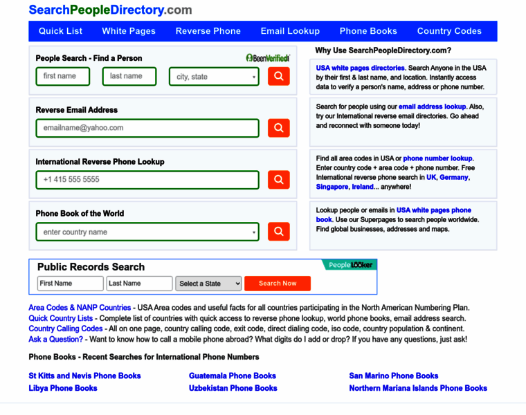Searchpeopledirectory.com thumbnail