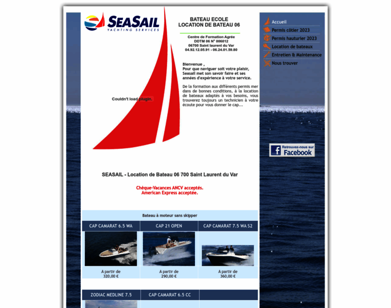 Seasail.net thumbnail