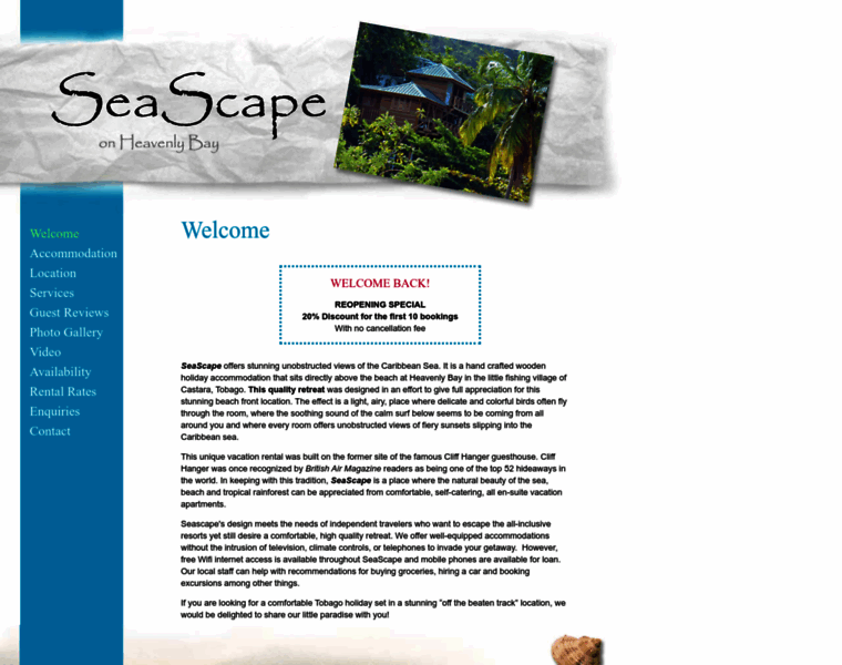 Seascapetobago.com thumbnail