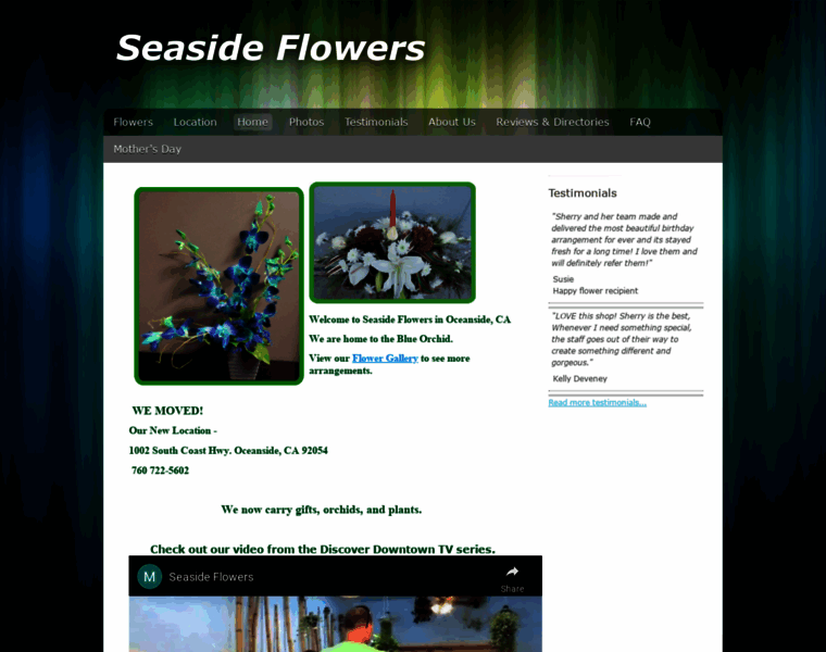 Seasideflower.com thumbnail