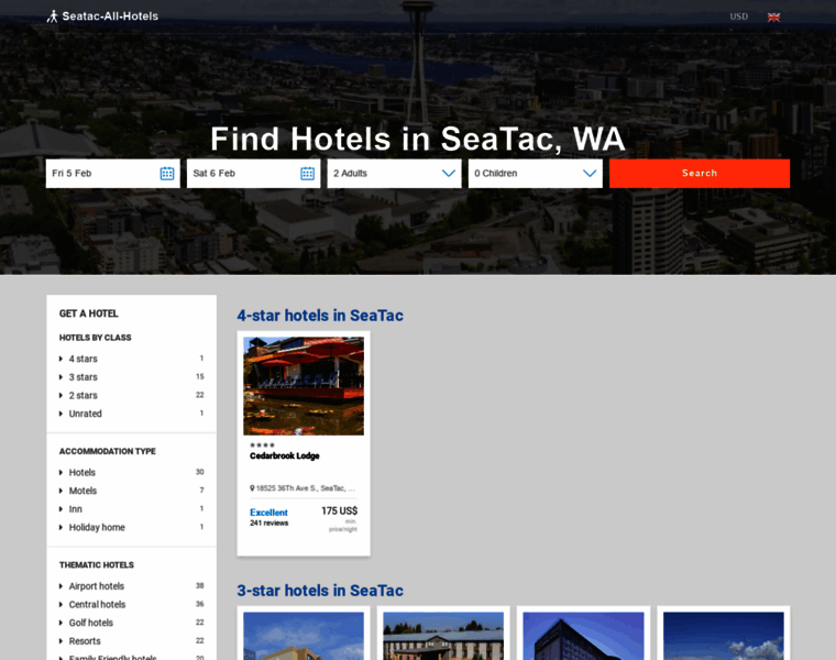 Seatac-all-hotels.com thumbnail