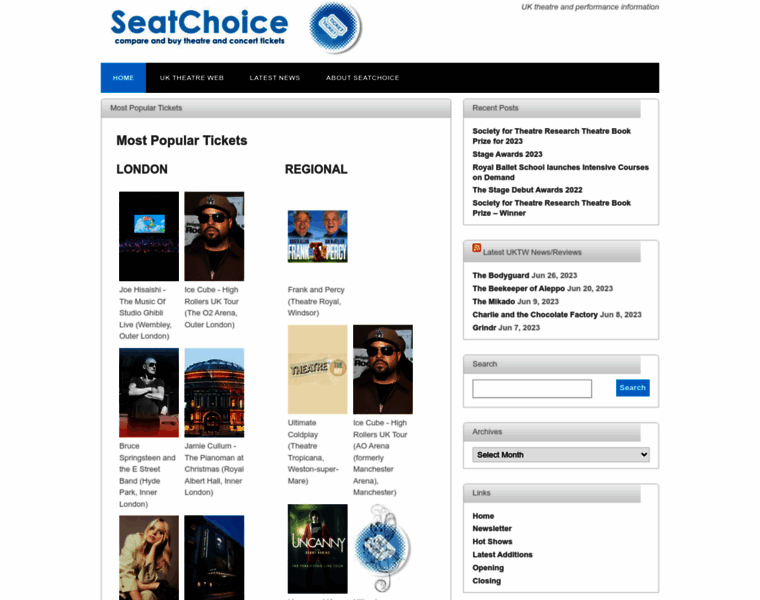 Seatchoice.com thumbnail