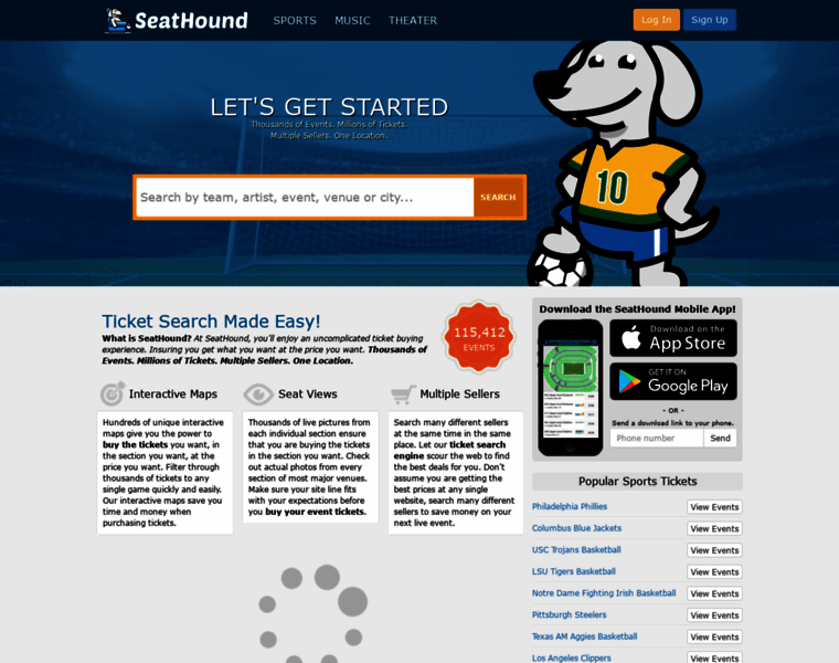 Seathound.com thumbnail