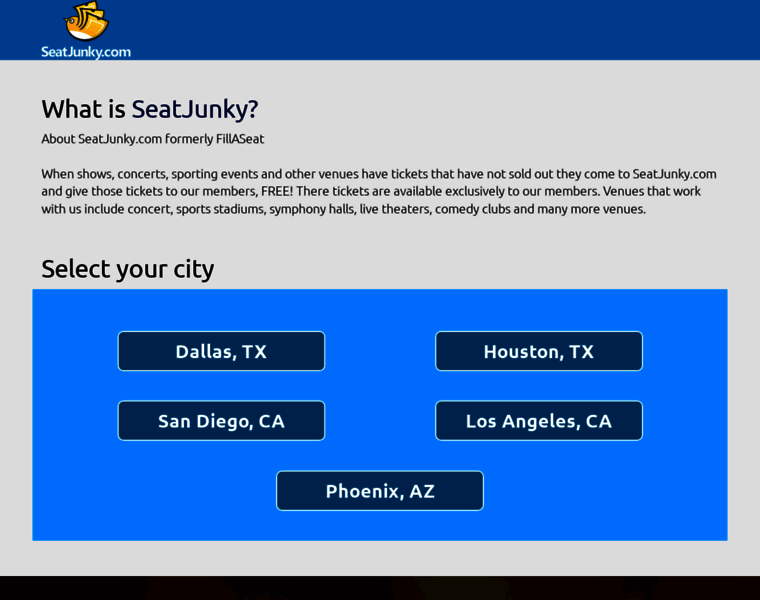 Seatjunky.com thumbnail