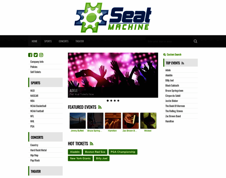 Seatmachine.com thumbnail
