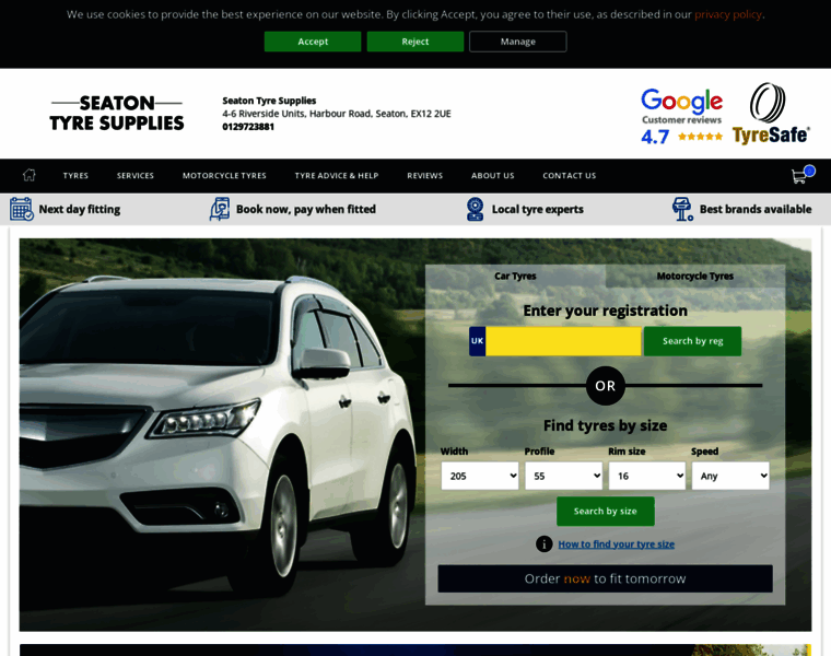 Seatontyres.co.uk thumbnail