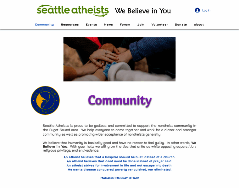 Seattleatheists.org thumbnail