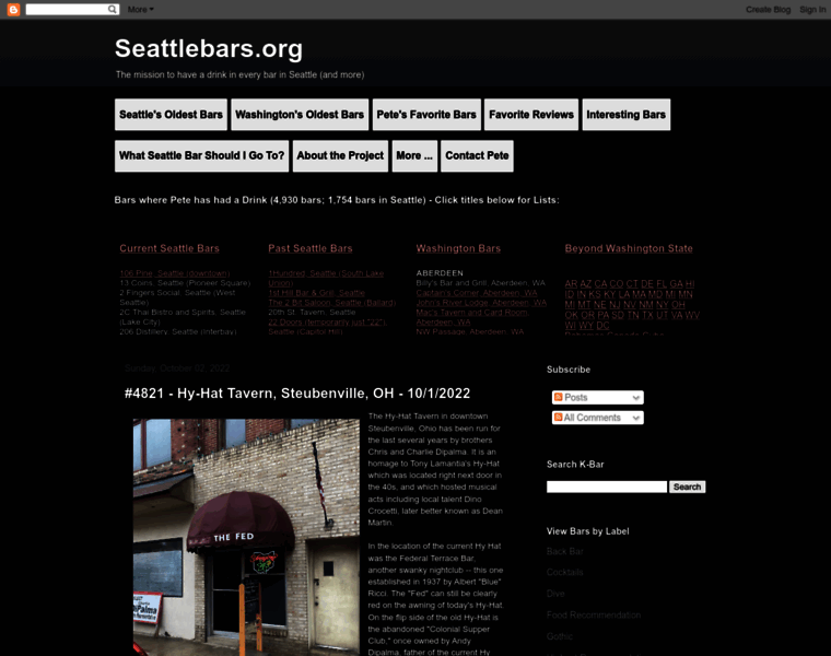 Seattlebars.org thumbnail