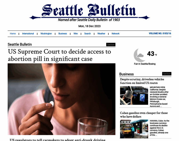 Seattlebulletin.com thumbnail