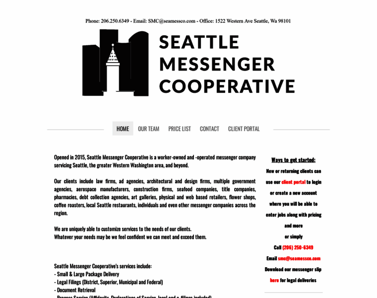 Seattlemessengercooperative.com thumbnail