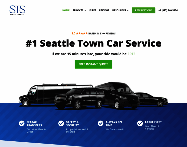 Seattleststowncar.com thumbnail