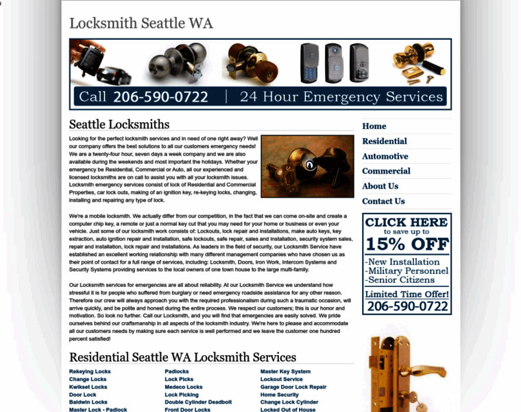 Seattlewalocksmith.com thumbnail