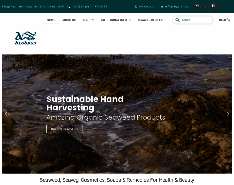 Seaweedproducts.ie thumbnail