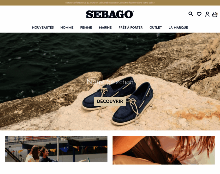 Sebago.fr thumbnail