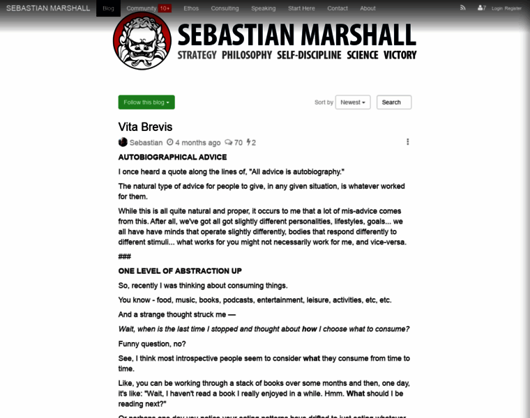 Sebastianmarshall.com thumbnail