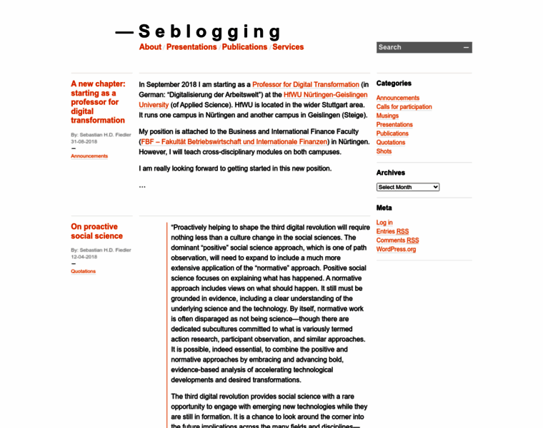 Seblogging.cognitivearchitects.de thumbnail