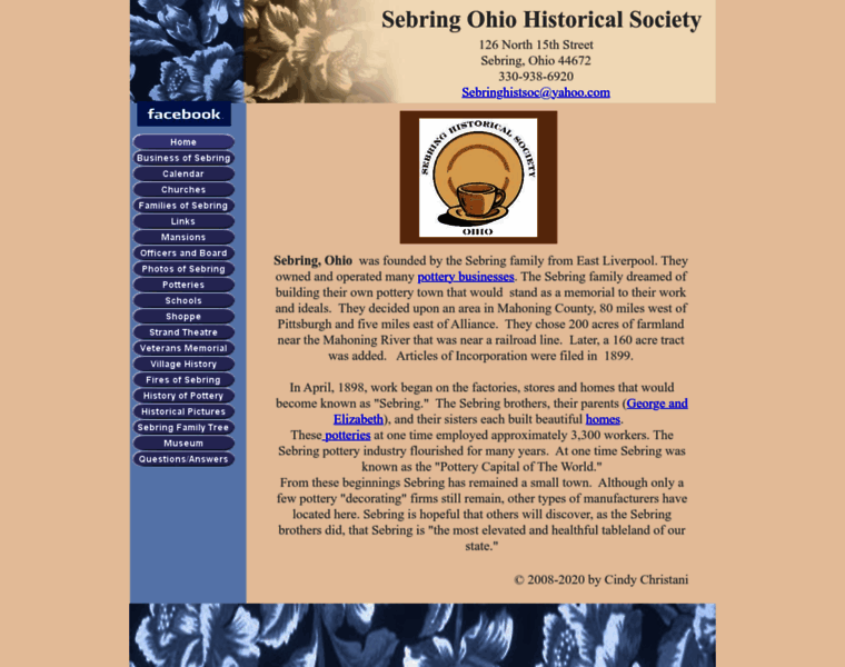 Sebringohiohistoricalsociety.org thumbnail Sebringohiohistoricalsociety.org thumbnail