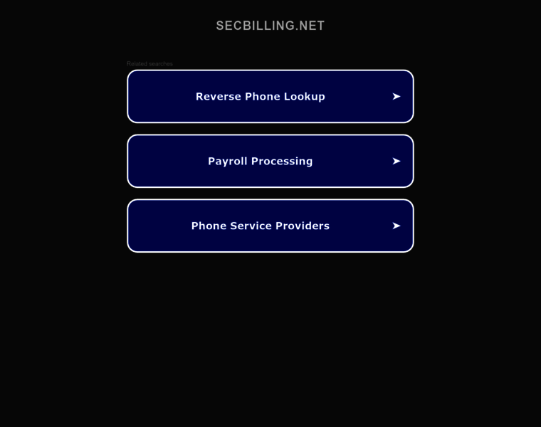 Secbilling.net thumbnail