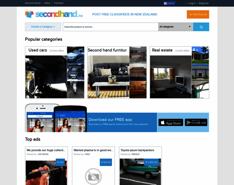 Secondhand.co.nz thumbnail