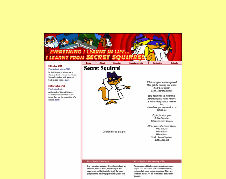 Secret-squirrel.com thumbnail
