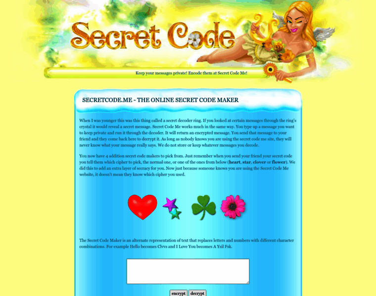Secretcode.me thumbnail Secretcode.me thumbnail