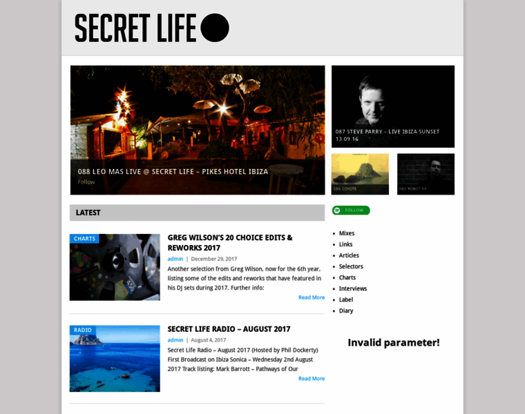 Secretlifemusic.com thumbnail