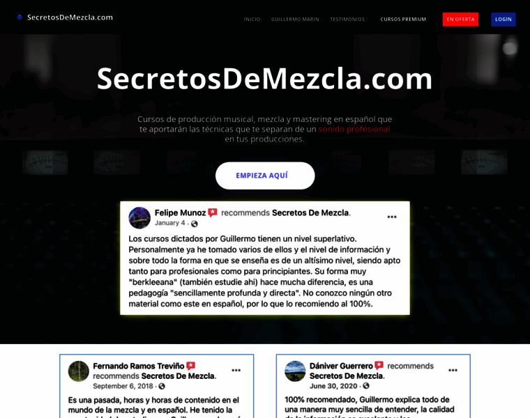 Secretosdemezcla.com thumbnail
