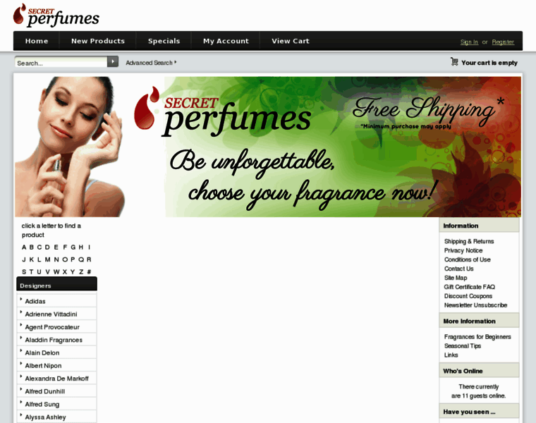 Secretperfumes.com thumbnail