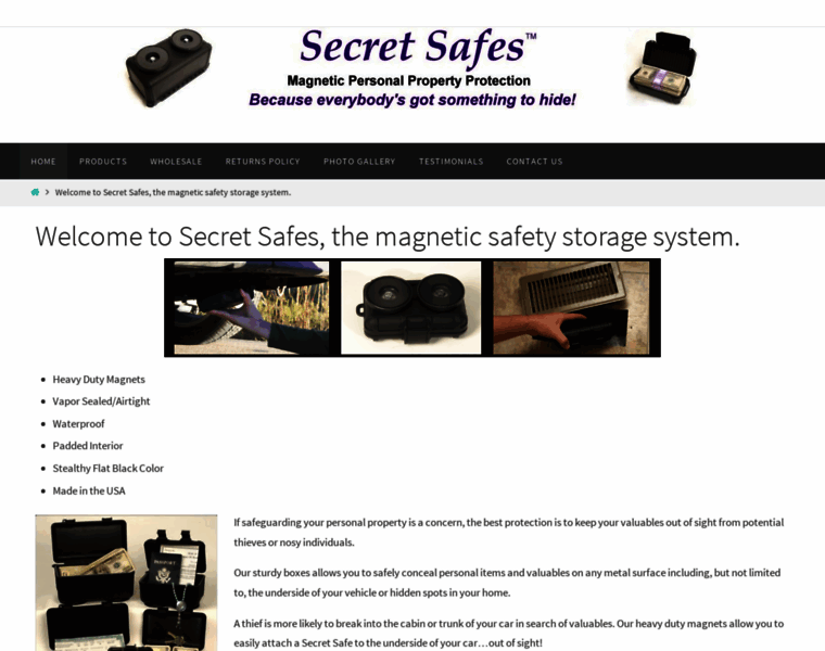 Secretsafes.net thumbnail