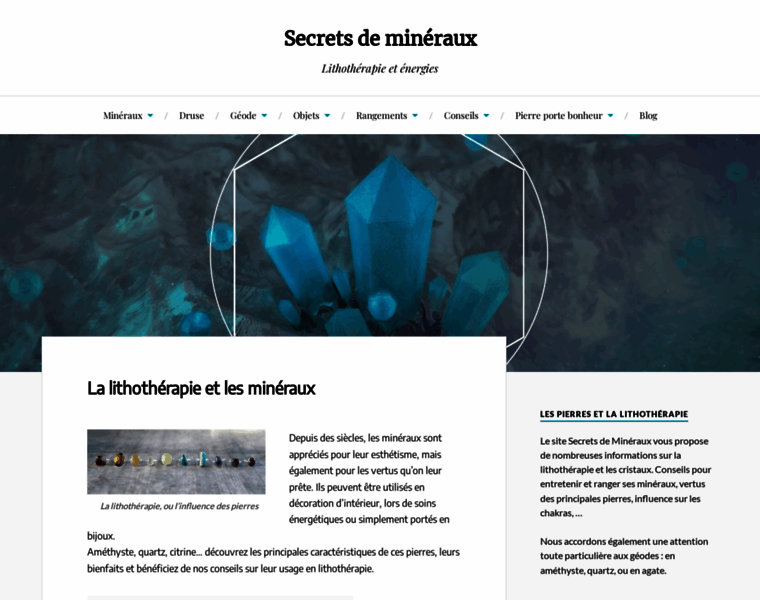 Secretsdemineraux.fr thumbnail