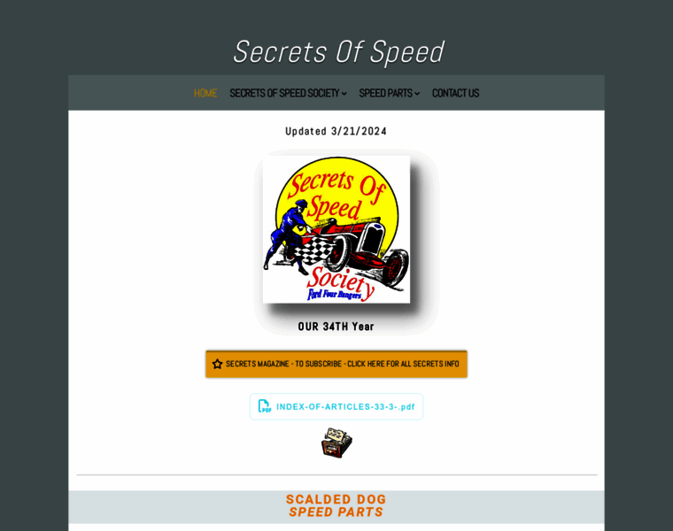 Secretsofspeed.com thumbnail