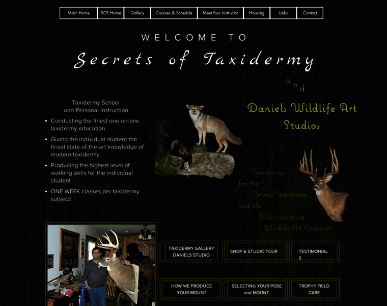 Secretsoftaxidermy.com thumbnail