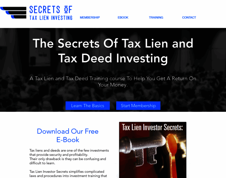 Secretsoftaxlieninvesting.com thumbnail