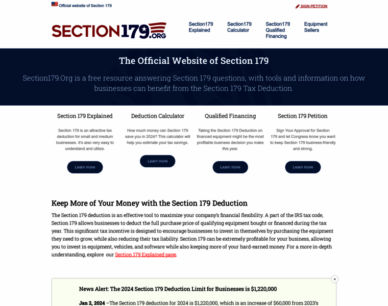 Section179.org thumbnail
