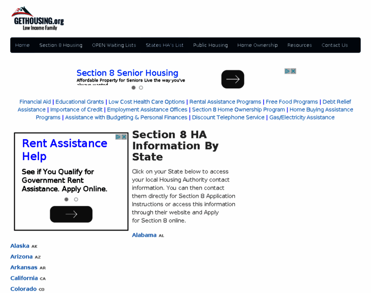 Section8-housing.net thumbnail