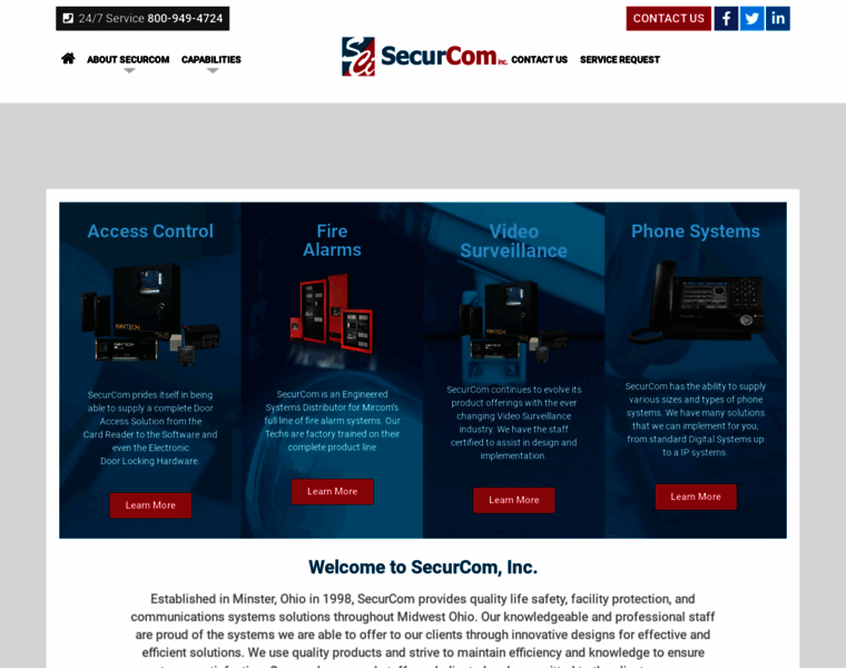 Securcom.com thumbnail