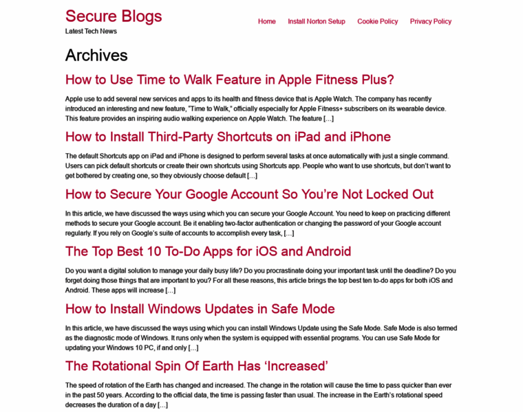 Secure-blogs.com thumbnail