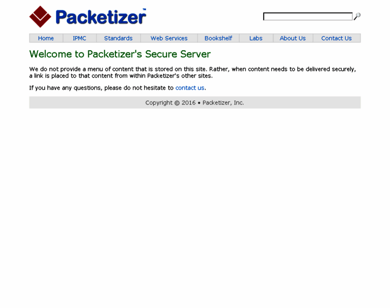 Secure.packetizer.com thumbnail