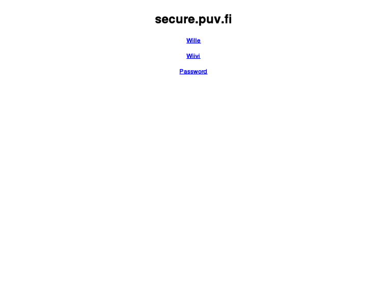 Secure.puv.fi thumbnail