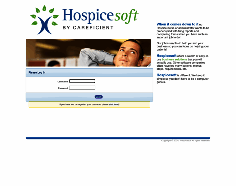Secure2.hospicesoft.com thumbnail